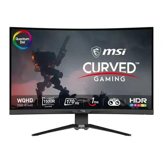 MSI 32" Quad HD 170Hz FreeSync HDR Curved Monitor